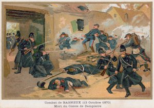 Comte de Dampierres död under striderna i Bagneux av French School