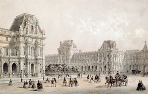 Det färdiga Louvren av French School
