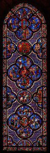 The Good Samaritan window Story and Genesis (w44) av French School