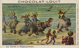 Hippopotamus Guard år 2000 av French School