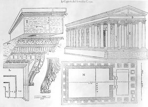 Maison Carree, illustration från Discours historial de l
