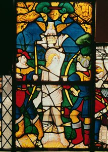 The Martyrdom of St. Sebastian, från kyrkan St. John dElbeuf av French School