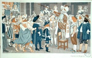 Nästalet på Hotel de Bourgogne, illustration från 