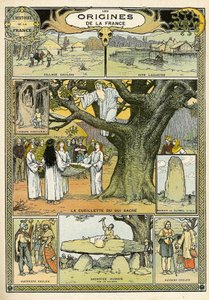 Frankrikes ursprung, från "Histoire de France av French School