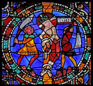 The Passion window: The Flagellation (w51) av French School