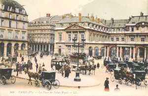 Place du Palais Royal i Paris, 1910 av French School
