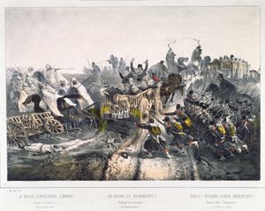 Fransmännens reträtt från Konstantin den 24 november 1836 av French School