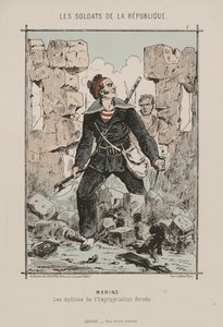 Republikens soldater. Sjömän: tvångsexproprieringens apostlar (färg litho) av French School