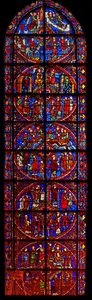 St Germain-fönstret (w29b) av French School