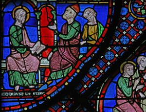 St James Window: Almongenes konverteras (w5) av French School