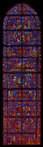 St Nicholas-fönstret (w29a) av French School
