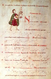 The Third Mode, från en tonary i akvitansk notation (vellum) av French School