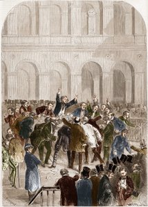 Parisbörsens korg 1857. av French School