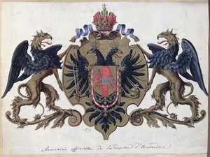 Österrikiska imperiets vapen, före 1867 av French School