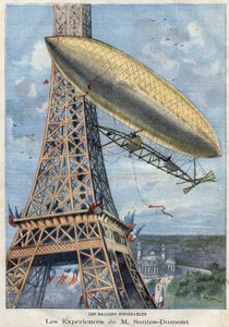 Erfarenheterna i luftskeppsballong av Mr. Alberto Santos-Dumont (Santos Dumont av French School