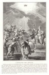 Utvisningen av jesuiterna, 1700-talet av French School
