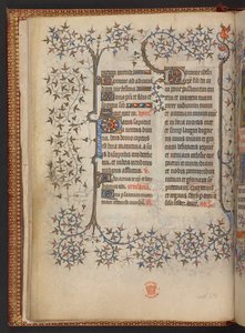 Det första bladet av Korsets timmar, Tidsbok, Lägg till MS 32454 f.8v, Frankrike av French School