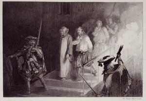 De fyra bretonska herrarna i Cellamares konspiration av French School