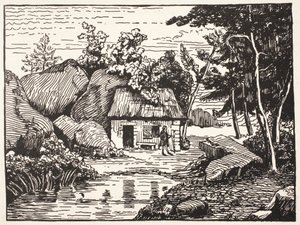 Kojan till J.J. Rousseau av French School