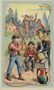 Kannaspelet (chromolitho) av French School