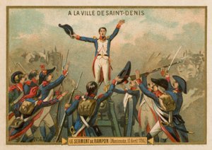 Rampons ed, Montenotte, 10 april 1796 av French School