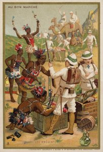 Presenterna (chromolitho) av French School