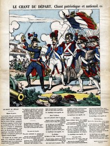 Startens sång, patriotisk och nationell sång. av French School