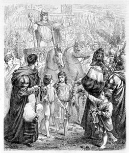 Konstantins triumf (romersk kejsare) - i "History of the Popes"" av French School