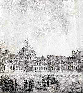 Tuilerierna - "Alphabet Picturesque des Monumens de Paris" c.1840 (gravyr) av French School