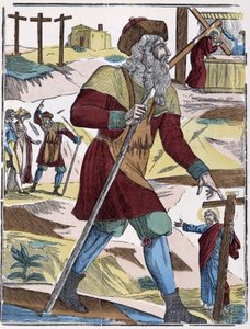 Den vandrande juden - bild av Epinal av French School