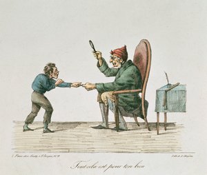 Detta är för ditt eget bästa, illustration för LEnfant av Jules Vallès av French School