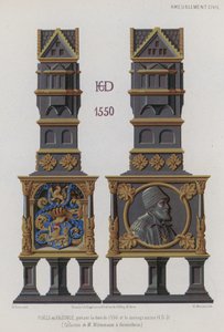 Kakelugn från 1550 av French School