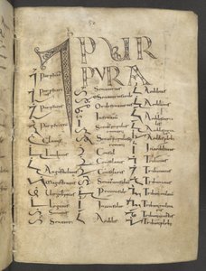 Tironian Manuscript, MS 37518 f.27r, Paris, Saint-Germain-des-Prés av French School