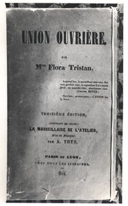 Titelsidan till Union Ouvrière av Flora Tristan (1803-44), publicerad 1844 av French School