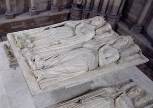 Louis de Frances grav (d.1407) hertig av Orleans och hans hustru, Valentin Visconti (d.1408) prinsessa av Milano, 1502-15 av French School
