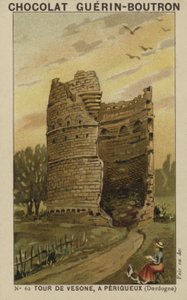 Tornet av Vesone, i Perigueux, Dordogne av French School