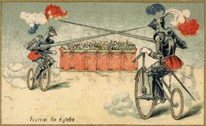 Turnering på cyklar, Tournoi fin dglobe av French School