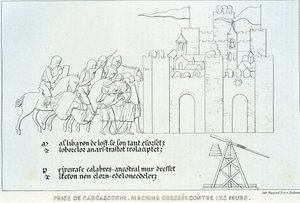 Taget från Carcassonne av French School