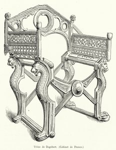 Throne of Dagobert (gravyr) av French School