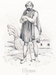 U Ulysses: Son till Laerta och Anticlee, han var kung på ön Ithaca av French School