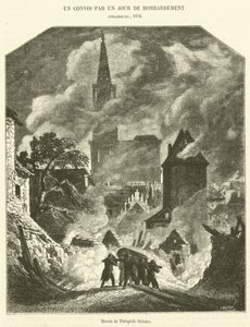 A Convoy-A Day of Bombardment (gravyr) av French School