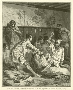 A Night in a London Workhouse (gravyr) av French School