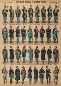 Uniformer av den osmanska turkiska armén av French School