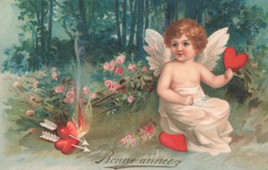 Alla hjärtans Cupid av French School