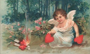 Alla hjärtans Cupid av French School