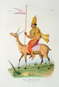 Vayu, graverad av C. de Motte (1785-1836) av French School