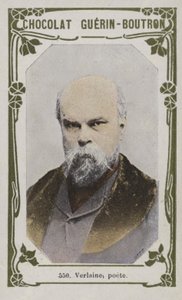 Verlaine, poet (färgat foto) av French School