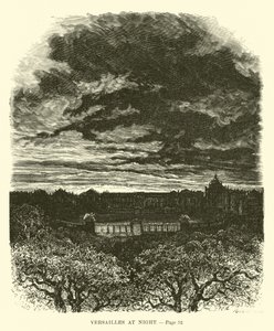Versailles på natten av French School