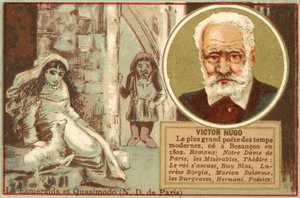 Victor Hugo, fransk författare (chromolitho) av French School