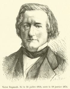 Victor Regnault, född 21 juli 1810, död 19 januari 1878 av French School